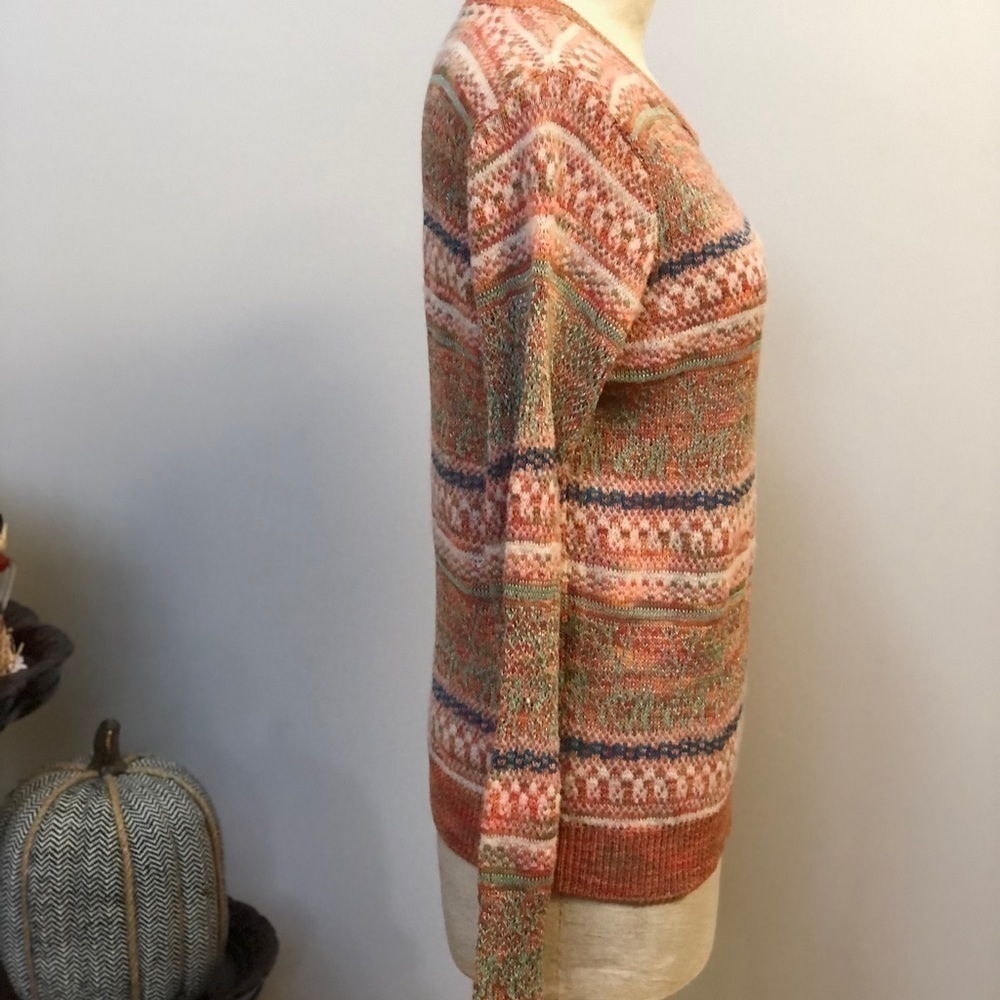 SPARROW long sleeve crewneck sparkly sweater size L #w1015 - Picture 2 of 11